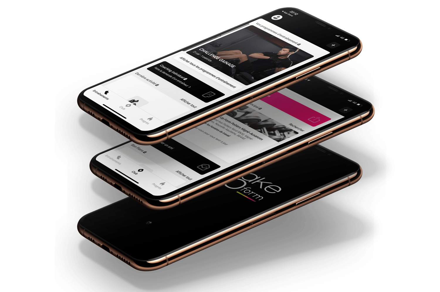 Application mobile Wake Up Form